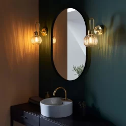 Setley Bathroom Wall Light - Brass -Lighting Promotion Store 13794238 4554957104577806
