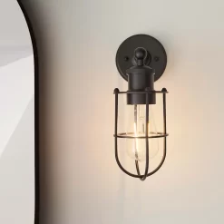 Portmore Bathroom Wall Light - Black -Lighting Promotion Store 13794239 1124957105504860