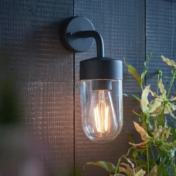 North Outdoor Wall Light - Black