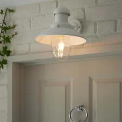 Hereford Outdoor Wall Light - White -Lighting Promotion Store 13794244 1064957104393801