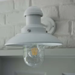 Hereford Outdoor Wall Light - White -Lighting Promotion Store 13794244 9174957104316596