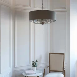 Highclere Pendant Light - 6lt Nickel 14 Highclere Pendant Light - 6lt Nickel -Lighting Promotion Store 13794254 6564957104095391