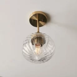 Addington Semi Flush Light - Brass -Lighting Promotion Store 13794259 1334957104290739