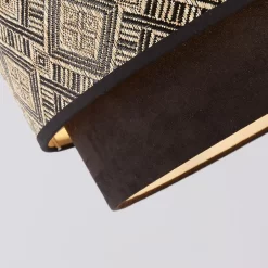 Harper Two Tier Easy-Fit Light Shade - Black -Lighting Promotion Store 13884616 1584984012576413