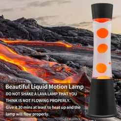 Black & Orange Tower Lava Lamp -Lighting Promotion Store 13892605 1164998572791032