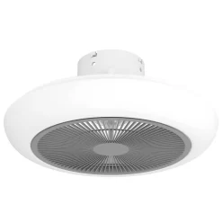 EGLO Sayulita Ceiling Light With Fan - White & Silver -Lighting Promotion Store 13914239 1014974907670571