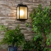 Charlotte E27 Outdoor Box Lantern With Frosted Glass - Black -Lighting Promotion Store 13924360 1184980107653170
