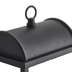 Charlotte E27 Outdoor Box Lantern With Frosted Glass - Black -Lighting Promotion Store 13924360 1814980107777889