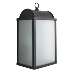 Charlotte E27 Outdoor Box Lantern With Frosted Glass - Black -Lighting Promotion Store 13924360 2884980107740695