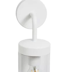 Kew Curved Arm E27 Outdoor Wall Light - Ivory -Lighting Promotion Store 13924366 6684980108624636