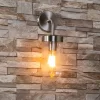 Kew Curved Arm E27 Outdoor Wall Light - Stainless Steel -Lighting Promotion Store 13924369 1445005578594927