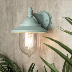 Leek Mini Fisherman's Outdoor Lantern - Mint