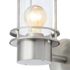 Leonis Miners Style Outdoor Wall Lantern - Stainless Steel -Lighting Promotion Store 13924375 1724980108106233