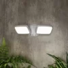 Lynn 2 Light Outdoor Wall Light (IP65) - White -Lighting Promotion Store 13924382 1394980108326100
