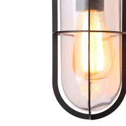 Woking Caged Outdoor Wall Light - Black -Lighting Promotion Store 13924385 1915008939329276