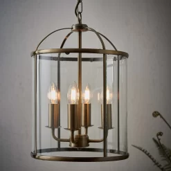 Abott 4 Light Pendant Light - Brass -Lighting Promotion Store 13938493 1444981958158269