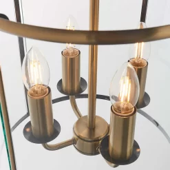 Abott 4 Light Pendant Light - Brass -Lighting Promotion Store 13938493 3234981958215938