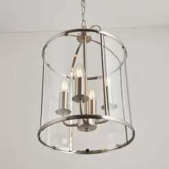 Abott 4 Light Pendant Light - Nickel -Lighting Promotion Store 13938494 1254981959569778