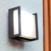 Lutec Qubo LED Square Outdoor Wall Light - Anthracite -Lighting Promotion Store 13950210 1274993052187744