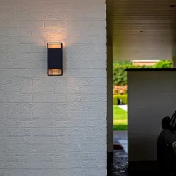 Lutec Ridge 2x GU10 Outdoor Wall Light - Anthracite -Lighting Promotion Store 13950221 1534993071823893