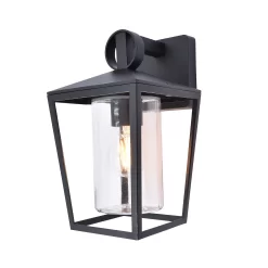 Lutec West E27 Outdoor Wall Lantern - Black -Lighting Promotion Store 13950222 6525009726132412
