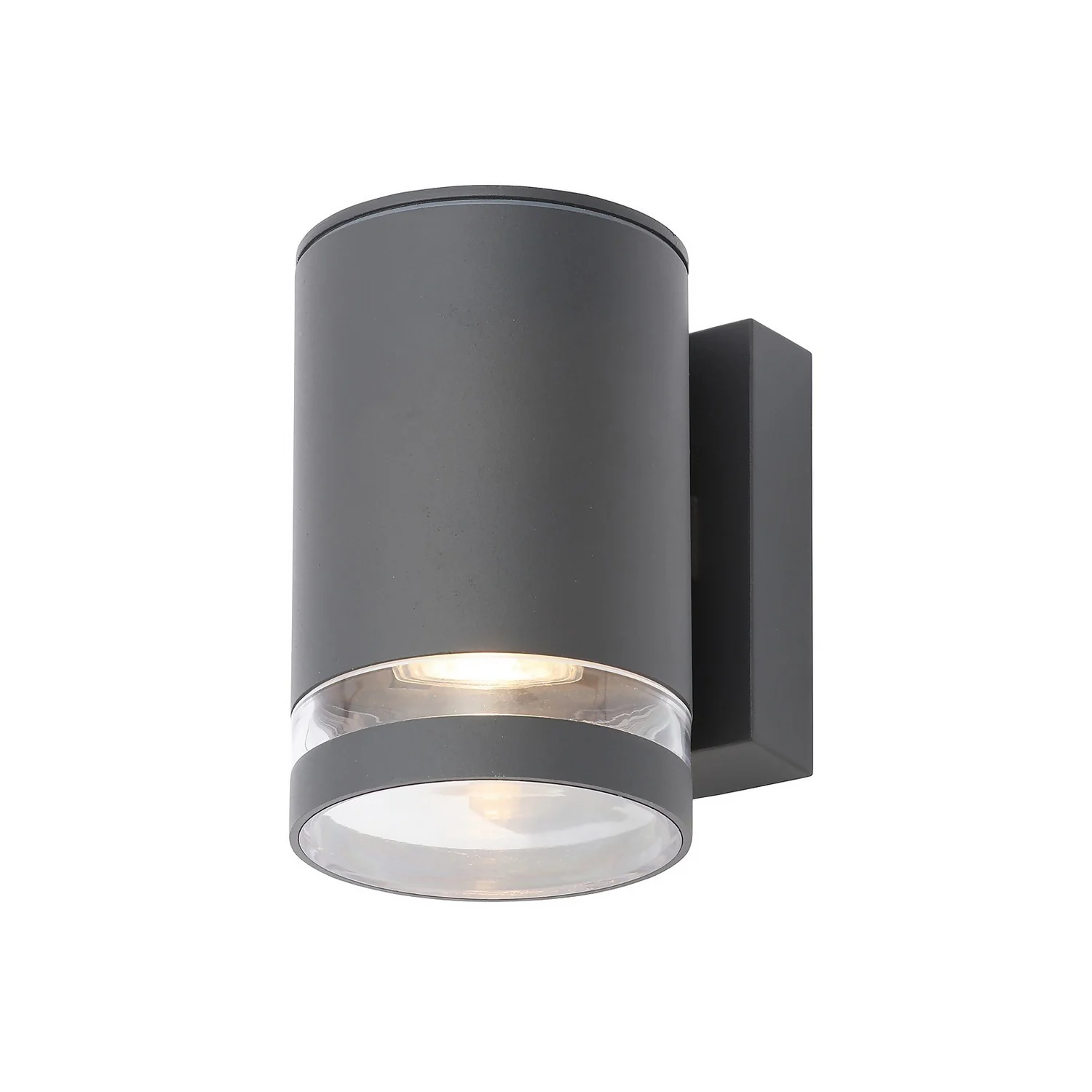 Lens Outdoor Down Wall Light - Anthracite 4 Lens Outdoor Down Wall Light - Anthracite - Image 2