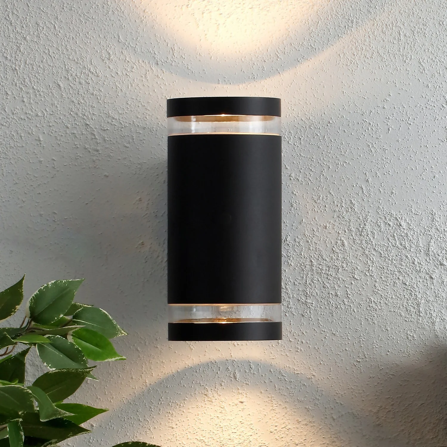 Lens Outdoor Up And Down Wall Light - Anthracite 3 Lens Outdoor Up And Down Wall Light - Anthracite