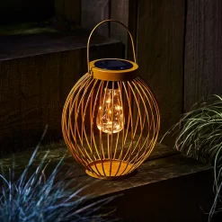 Homebase Edit Multicoloured Solar Round Bar Lantern (3 Colours Available) -Lighting Promotion Store 13956307 6175040504922839
