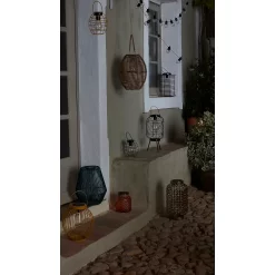 Homebase Edit Brown Rattan Solar Lantern - 31cm 12 Homebase Edit Brown Rattan Solar Lantern - 31cm -Lighting Promotion Store 13956313 1675022633908442