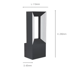 Eglo Riforano Outdoor LED Wall Light -Lighting Promotion Store 14222380 6055020562845224