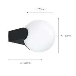 Eglo Rubio Outdoor Wall Light -Lighting Promotion Store 14222383 1515020562761332