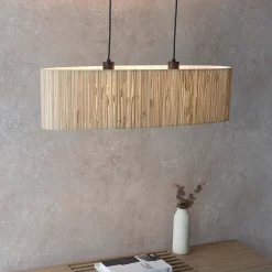 Caen Linear Pendant Ceiling Light - Natural -Lighting Promotion Store 14301798 6105038439722656