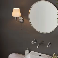 Naim Bathroom Wall Light - Chrome Effect -Lighting Promotion Store 14301819 1215038437966681