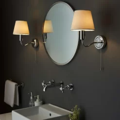Naim Bathroom Wall Light - Chrome Effect -Lighting Promotion Store 14301819 6905038437877692
