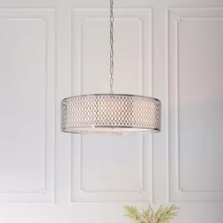 Orton Pendant Ceiling Light - Nickel Effect 12 Orton Pendant Ceiling Light - Nickel Effect -Lighting Promotion Store 14301824 1125038438454577