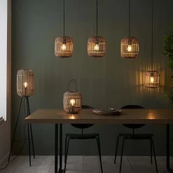 Saval Pendant Ceiling Light - Natural Bamboo -Lighting Promotion Store 14301825 1595038438228422