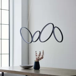 Torbeg Integrated LED Pendant Ceiling Light - Black -Lighting Promotion Store 14301828 1655038438841229