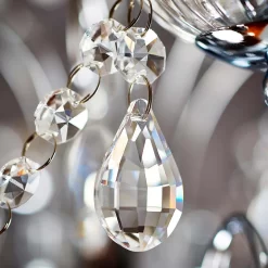 Shanzie Semi Flush Bathroom Chandelier Light - Chrome Effect -Lighting Promotion Store 14301829 1575038439958330