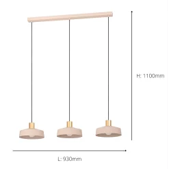 Eglo Valdiola 3 Lamp Diner Bar Light - Brushed Sand 9 Eglo Valdiola 3 Lamp Diner Bar Light - Brushed Sand -Lighting Promotion Store 14302942 9085038224250098