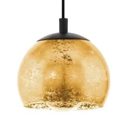 Eglo Albaraccin Pendant Ceiling Light - Black & Gold -Lighting Promotion Store 14302950 1565038223013150