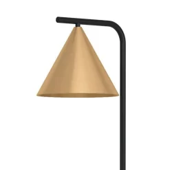 Eglo Narices Floor Lamp - Black & Brushed Brass -Lighting Promotion Store 14302958 1355038223595285