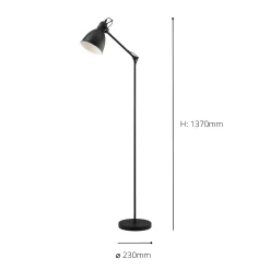 Eglo Priddy Floor Lamp - Black -Lighting Promotion Store 14302972 2105038224368880