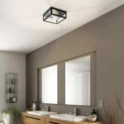 Eglo Amezola 2 Lamp Bathroom Ceiling/Wall Light -Lighting Promotion Store 14302976 1425038223143815